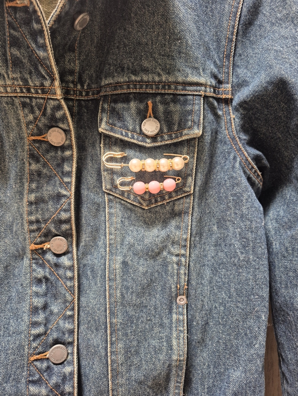 Jean Jacket Size Small Smiley - Picture 3 of 6